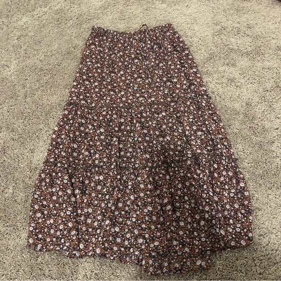 Aerie Midi Floral Skirt - Picture 3 of 5